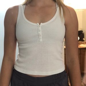 White brandy Melville tank top